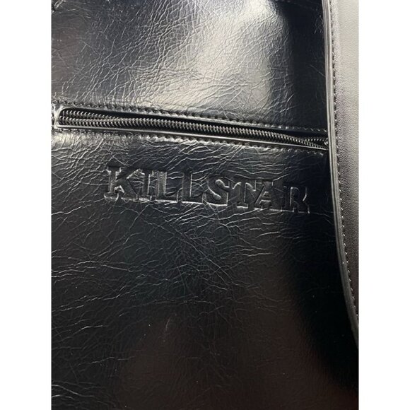 Killstar Backpack Wednesday Addams “No Friends” Black Nevermore Crest main image 11
